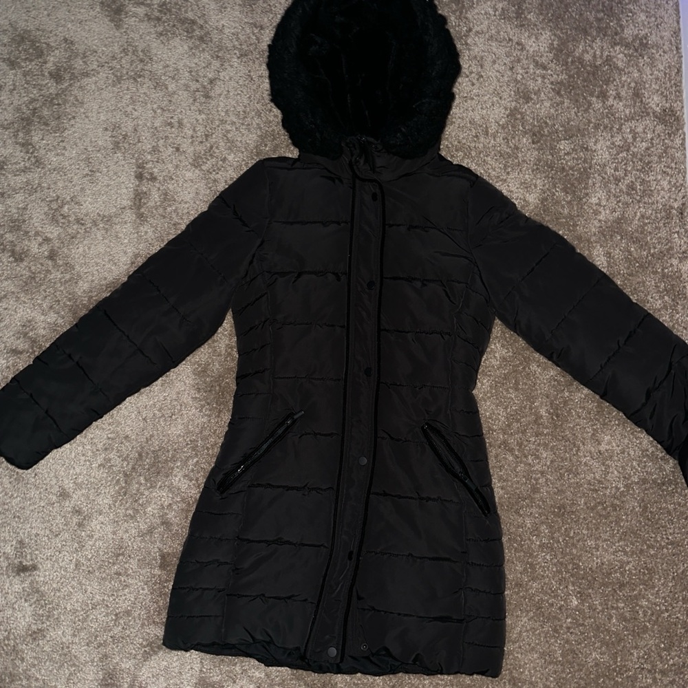 Women’s Hooded Stretch Puffer Coat